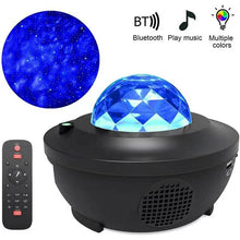 Load image into Gallery viewer, Colorful Starry Sky Galaxy Projector Blueteeth USB Voice Control Music Player LED Night Light USB Charging Projection Lamp Gift