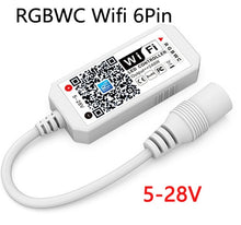 Load image into Gallery viewer, Magic Home 5V~24V RGB Wifi Controller RGBW RGBWW WiFi Led controller 12V For 5050 2835 5630 3528 led strip