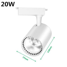 Load image into Gallery viewer, LED Track Light 12W 20W 30W COB Track Lights Rail Spotlight Lamp Aluminum Track Rail Fixture Shop Window display lighting 220V
