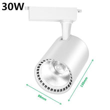 Load image into Gallery viewer, LED Track Light 12W 20W 30W COB Track Lights Rail Spotlight Lamp Aluminum Track Rail Fixture Shop Window display lighting 220V
