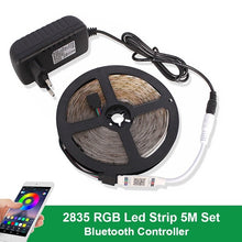 Load image into Gallery viewer, 12V DC Bluetooth LED lamp Strip 2835 SMD RGB Tape LED Under Cabinet light Living Room Bedroom Backlight Closet Kitchen lighting
