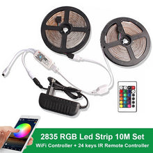 Load image into Gallery viewer, 12V DC Bluetooth LED lamp Strip 2835 SMD RGB Tape LED Under Cabinet light Living Room Bedroom Backlight Closet Kitchen lighting
